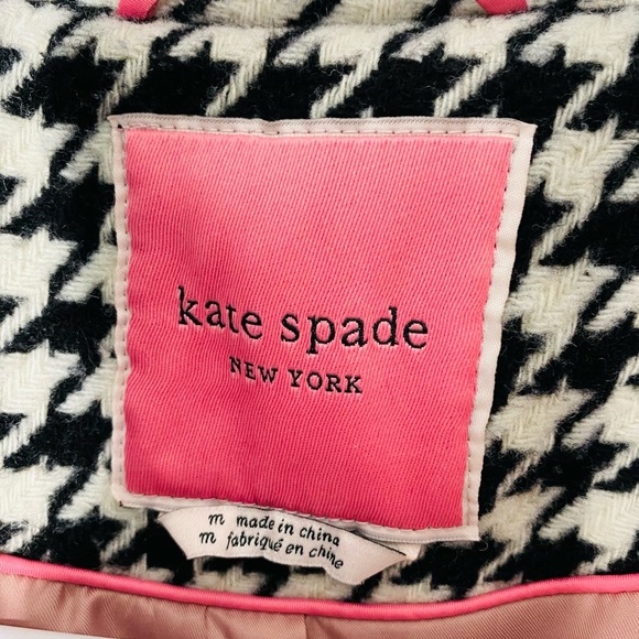 Kate Spade belted houndstooth jacket - Picture 12 of 13